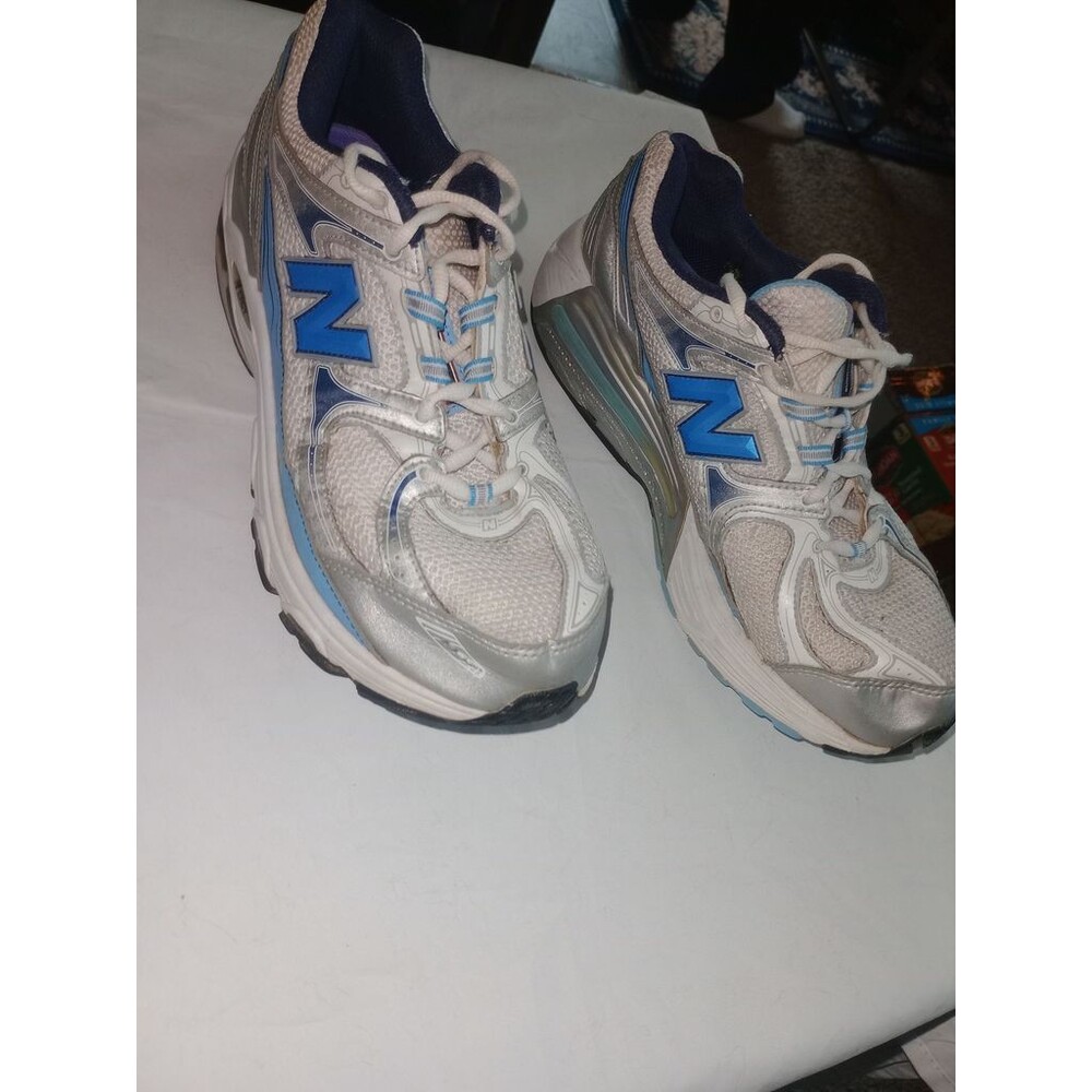 Womens New Balance 1012 Motion Control WR1012MC US 11 Silver Blue White Running